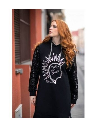 Vestido punk lentejuelas NTB