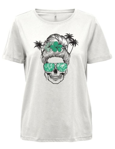 Camiseta skull tropic Onlsally