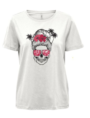 Camiseta skull tropic Onlsally