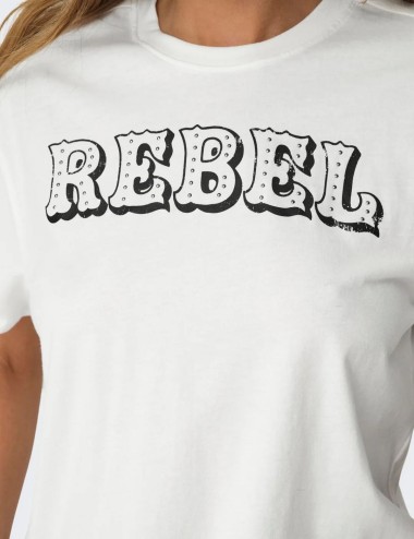 Camiseta Rebel/Rock/Thuder...