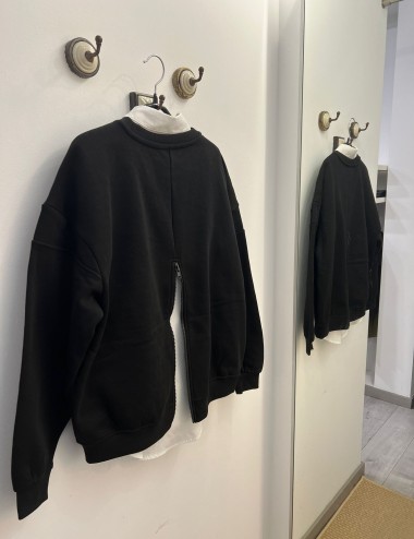 Sudadera cremallera tras...