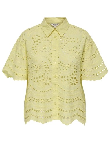 Camisa crop troquelada Onlnew
