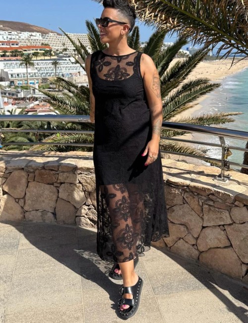 Vestido encaje Mi