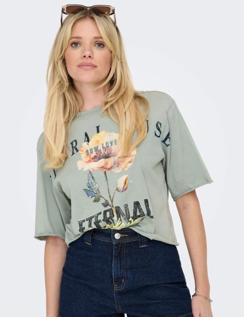 Camiseta crop Onllucy