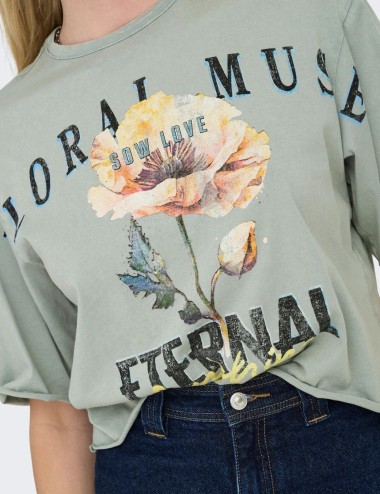 Camiseta crop Onllucy