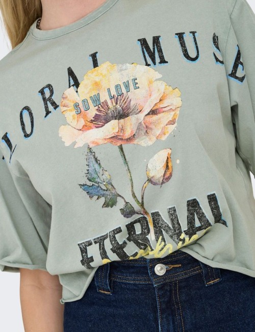 Camiseta crop Onllucy