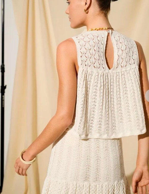 Falda croché Onlloxy