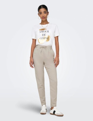 Pantalon beig Onlpoptrash
