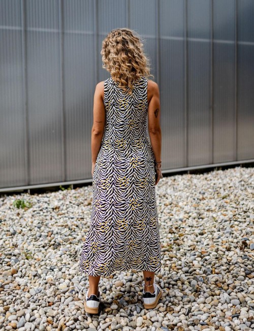 Vestido cebra MI