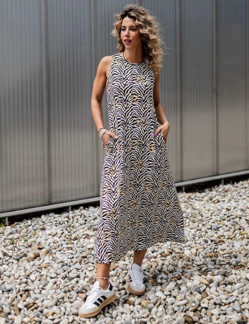 Vestido cebra MI