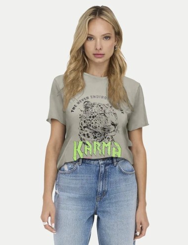 Camiseta print tiger Onllucy