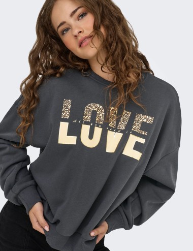 Sudadera print Onltammie