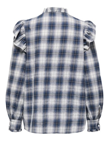 Blusa cuadros romantic Onlfiga