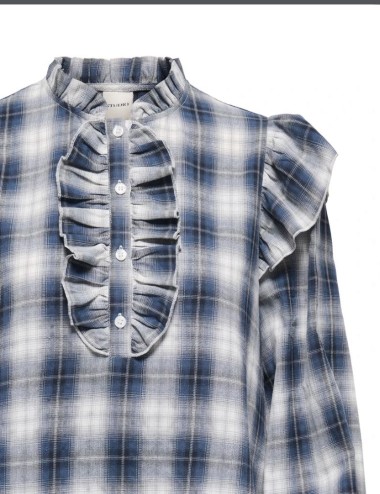 Blusa cuadros romantic Onlfiga