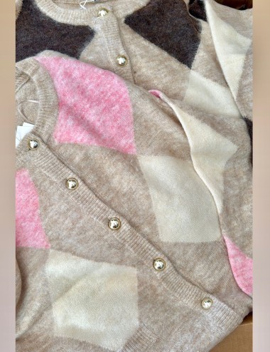 Chaqueta rombos onlfrida