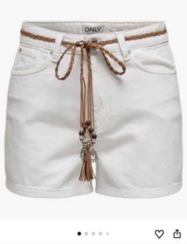 Short blanco Onlkelly