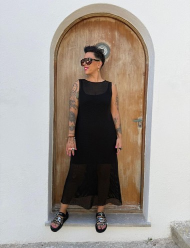 Vestido red negro MI