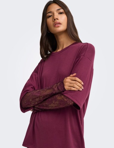 Camiseta encaje Onltahlia