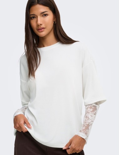 Camiseta encaje Onltahlia