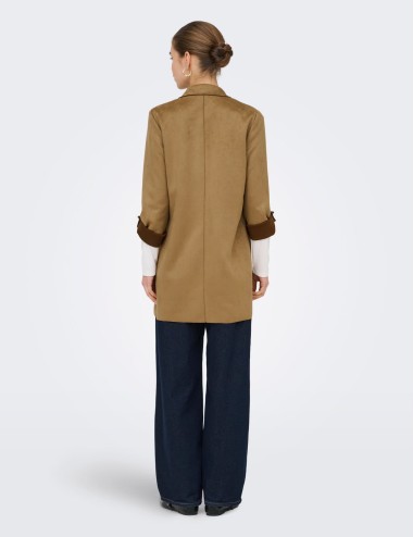 Abrigo suede Onljoline