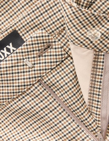 Pantalón barrel cuadros...